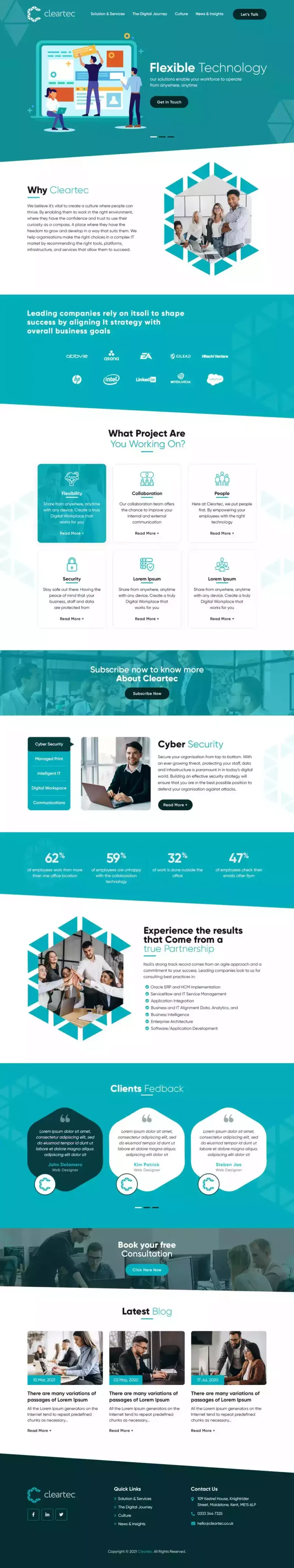 Cleartec UI/UX Design - project preview
